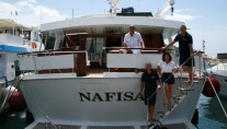 Classic Yacht NAFISA -  Swim platform and Transom